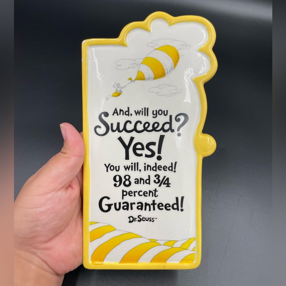 Dr. Seuss “And, will you Succeed? Yes! Decorative wall plaque